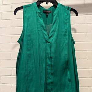 Banana Republic Green Relaxed Buttoned Blouse